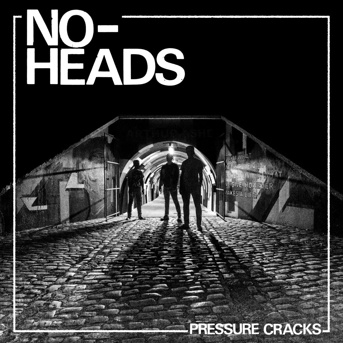 NO-HEADS 'Pressure Cracks' LP / CLEAR EDITION