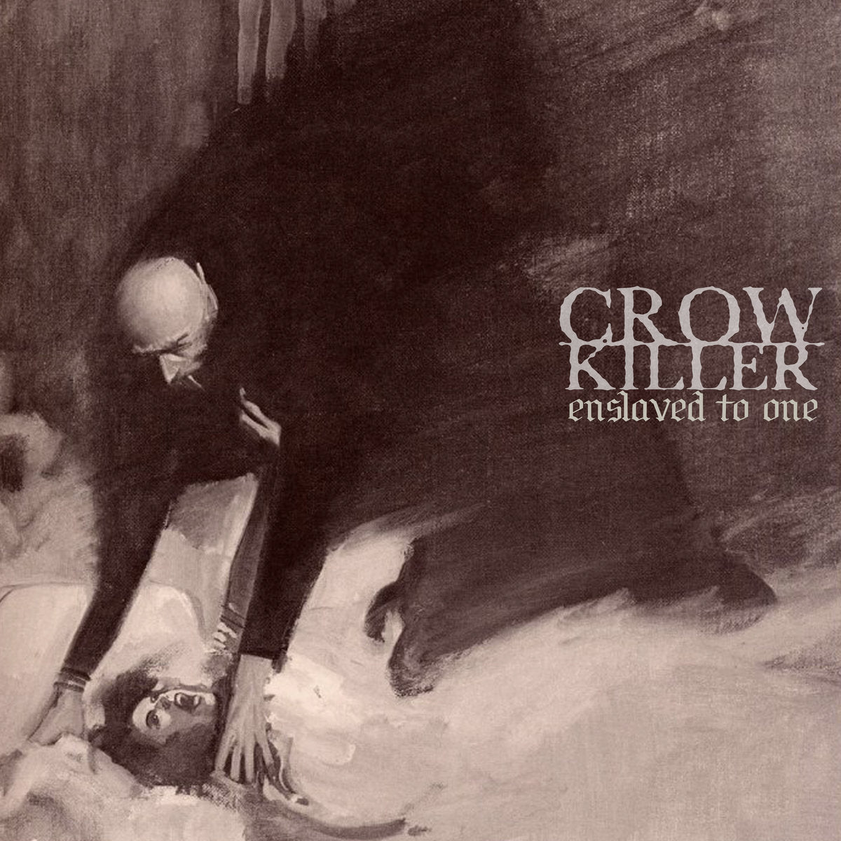 CROW KILLER 'Enslaved To One' LP / ROOT BEER SPLATTER & DARK GREEN EDITIONS
