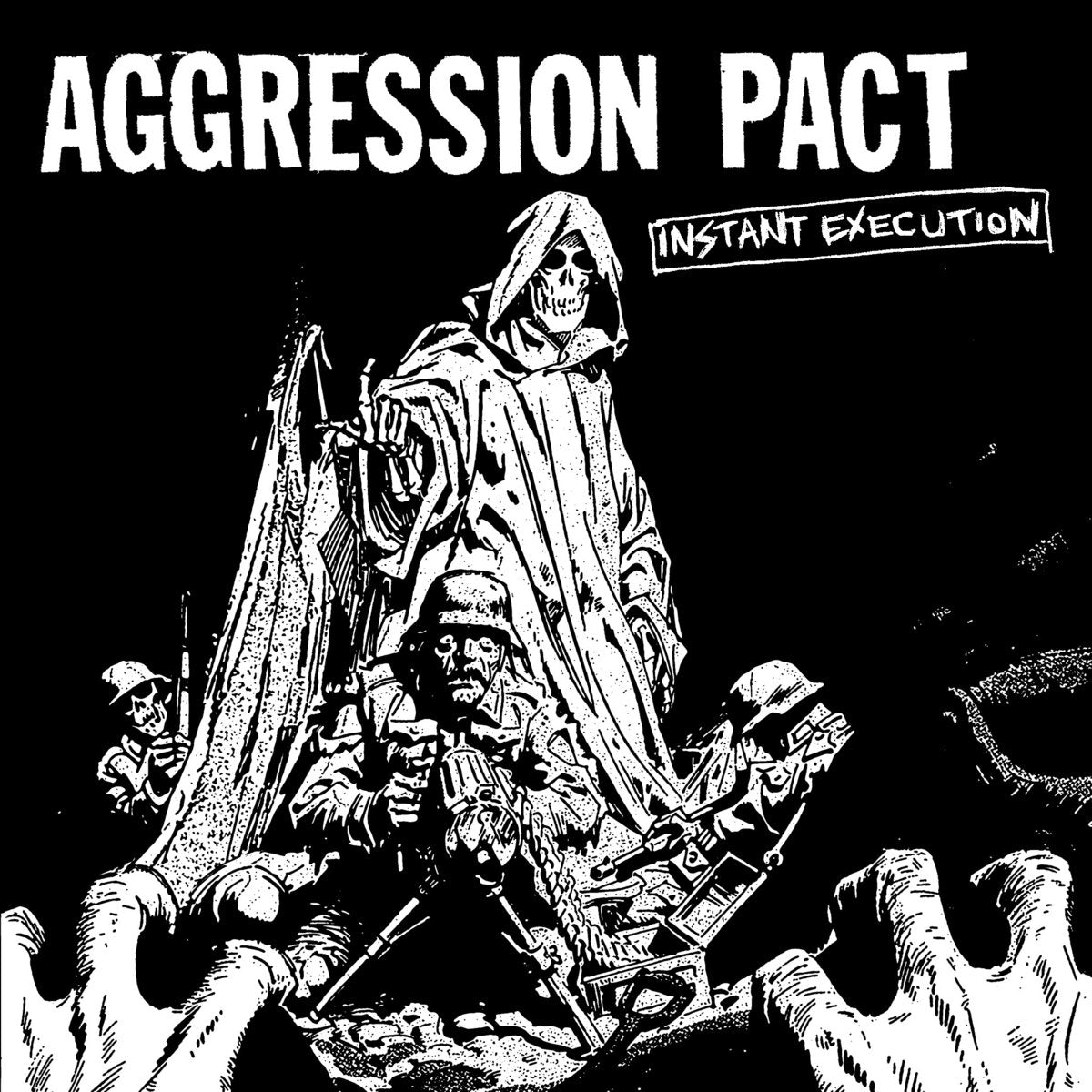 AGGRESSION PACT 'Instant Execution' 7" / COKE BOTTLE CLEAR EDITION