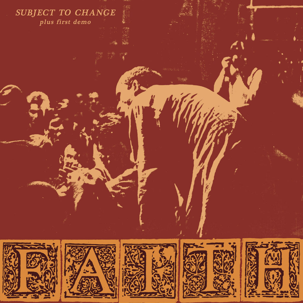 FAITH 'Subject to Change + First Demo' LP / CLEAR EDITIO & BLACK EDITION