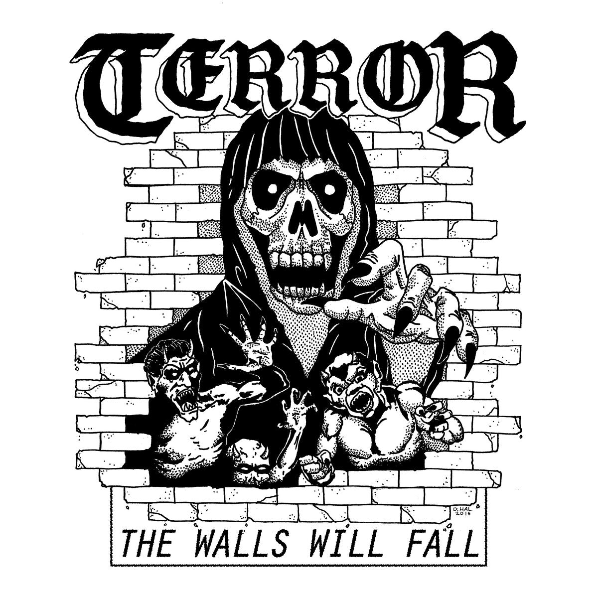 TERROR 'The Walls Will Fall' 7" / GREEN EDITION