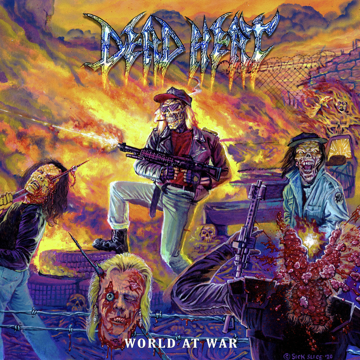 DEAD HEAT 'World At War' LP / GATEFOLD & YELLOW EDITION