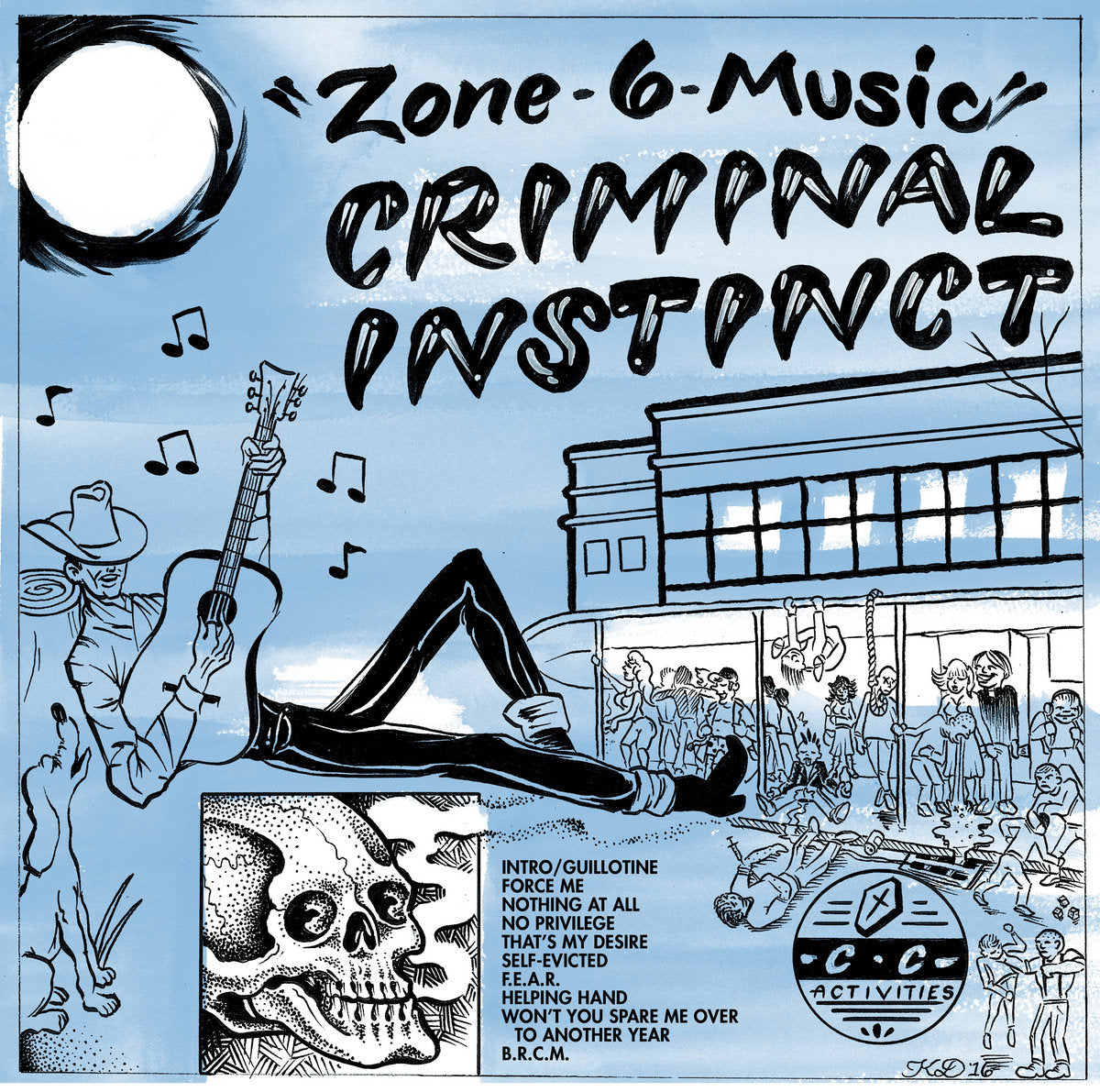 CRIMINAL INSTINCT 'Zone 6 Music' LP / COLORED EDITION
