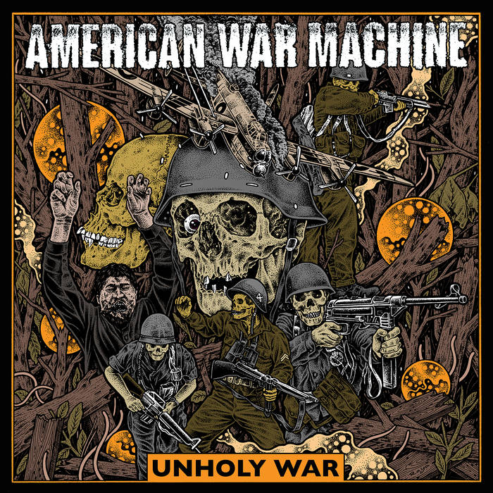 AMERICAN WAR MACHINE 'Unholy War' LP / GREY EDITION