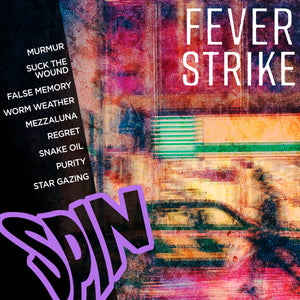 FEVER STRIKE 'Spin' LP / TRANSPARENT GREEN WITH OPAQUE ORANGE SPLATTER EDITION