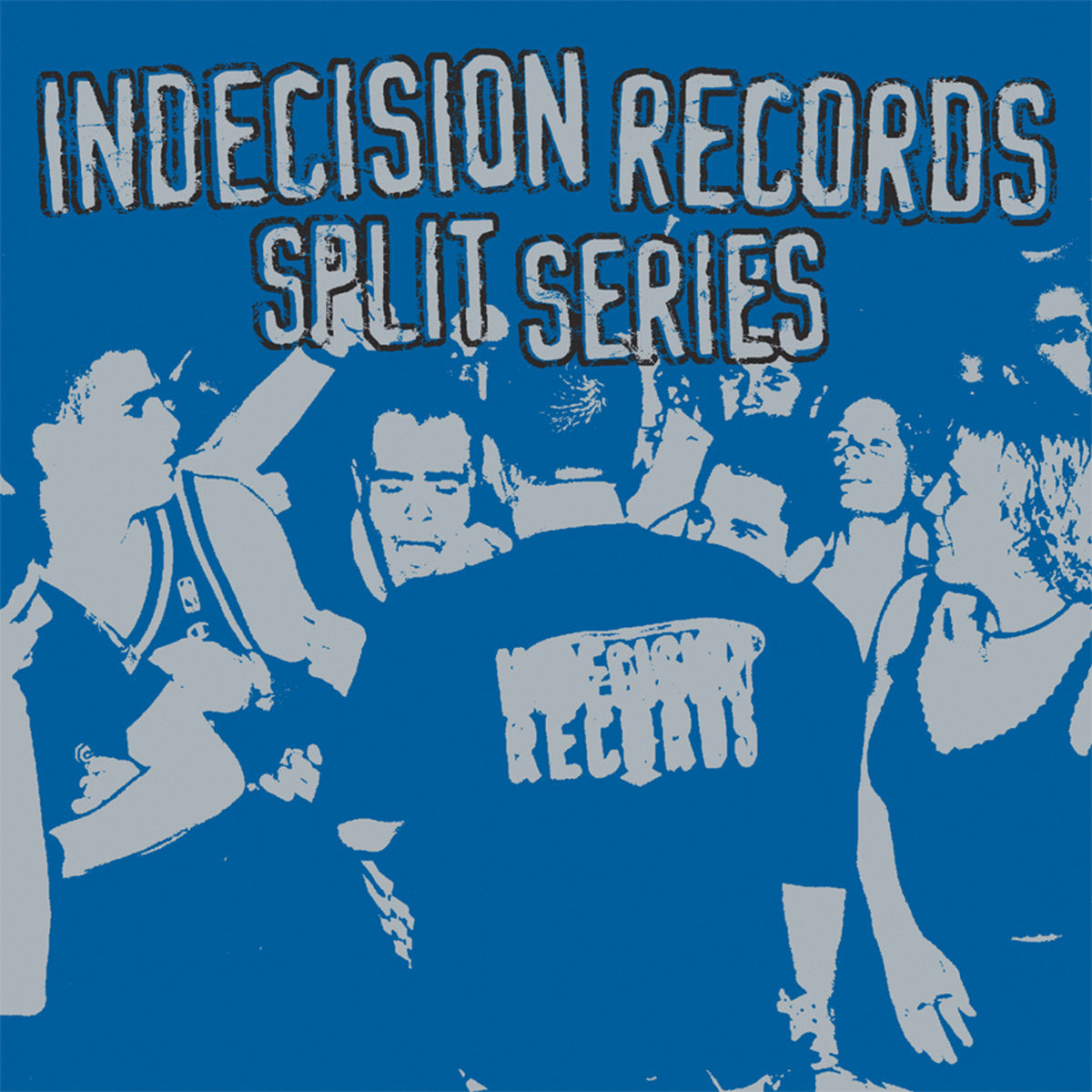 V/A 'INDECISION RECORDS SPLIT SERIES' 2xLP /  BABY BLUE EDITION