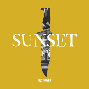 SUNSET 'Destroyer' 7" / BABY BLUE ORANGE SPLIT EDITION