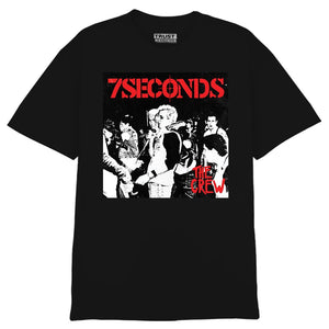 7 SECONDS 'The Crew' T-Shirt / BLACK