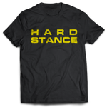 HARD STANCE 'Face Reality' T-Shirt / Black Textile
