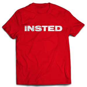 INSTED 'Chet' T-Shirt / Red Textile