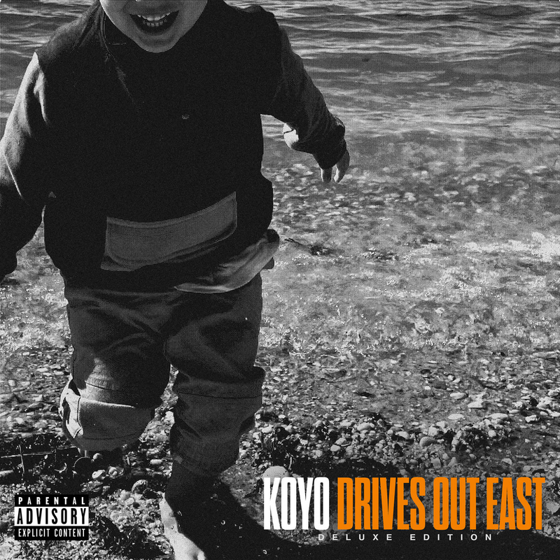 KOYO 'Drives Out East: Deluxe Edition' LP / CLEAR WITH ORANGE & GREEN SPLATTER EDITION!