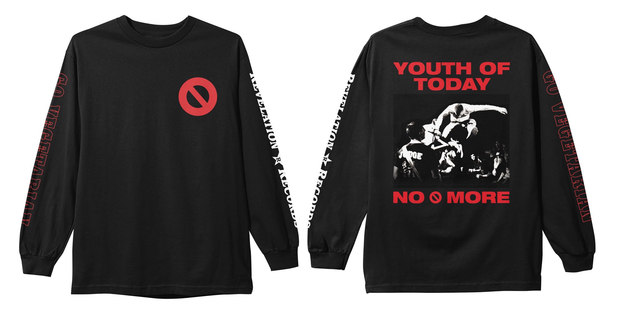 YOUTH OF TODAY 'Go Vegetarian' Longsleeve