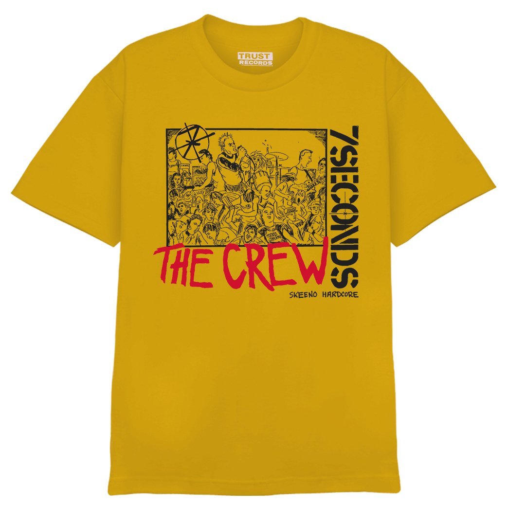 7 SECONDS 'The Crew' T-Shirt / GOLD